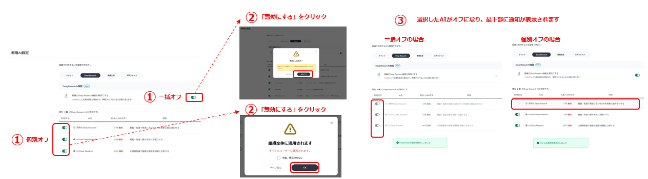 AIの制御設定の手順